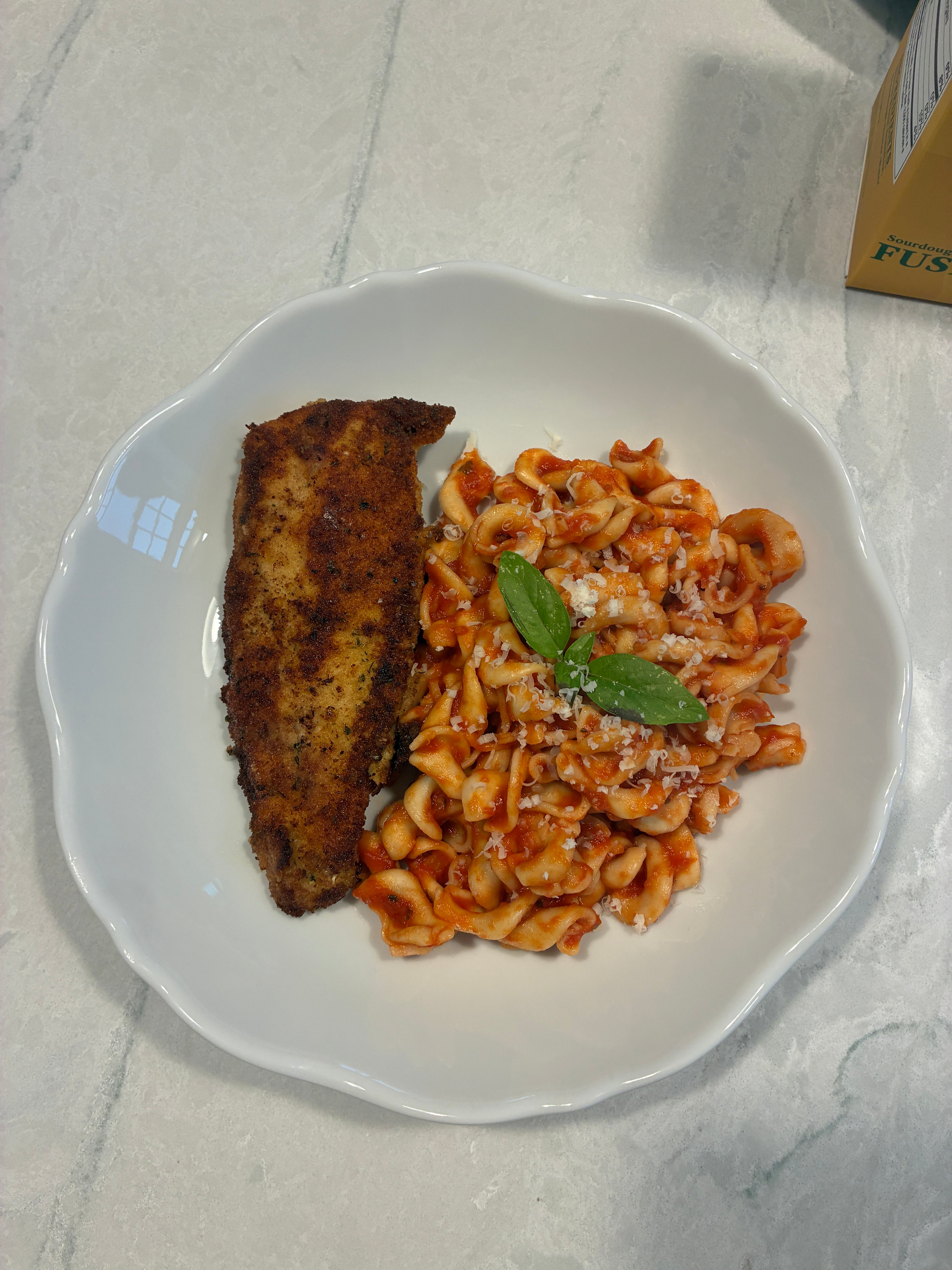 BATCH pasta plated meal